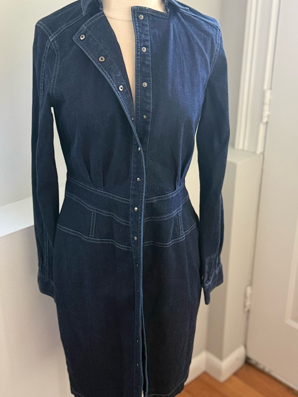 Elie Tahari Dark Indigo Denim Dress/Jacket (60)